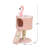 Catry 29.5" Flamingo Cat Tree with Scratching Pad