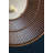 Claire Carter Round Wooden Wall Mirror with Iron Frame