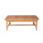 Pike Outdoor  47.24" Modern Coastal Acacia Solid Wood Patio Coffee Table