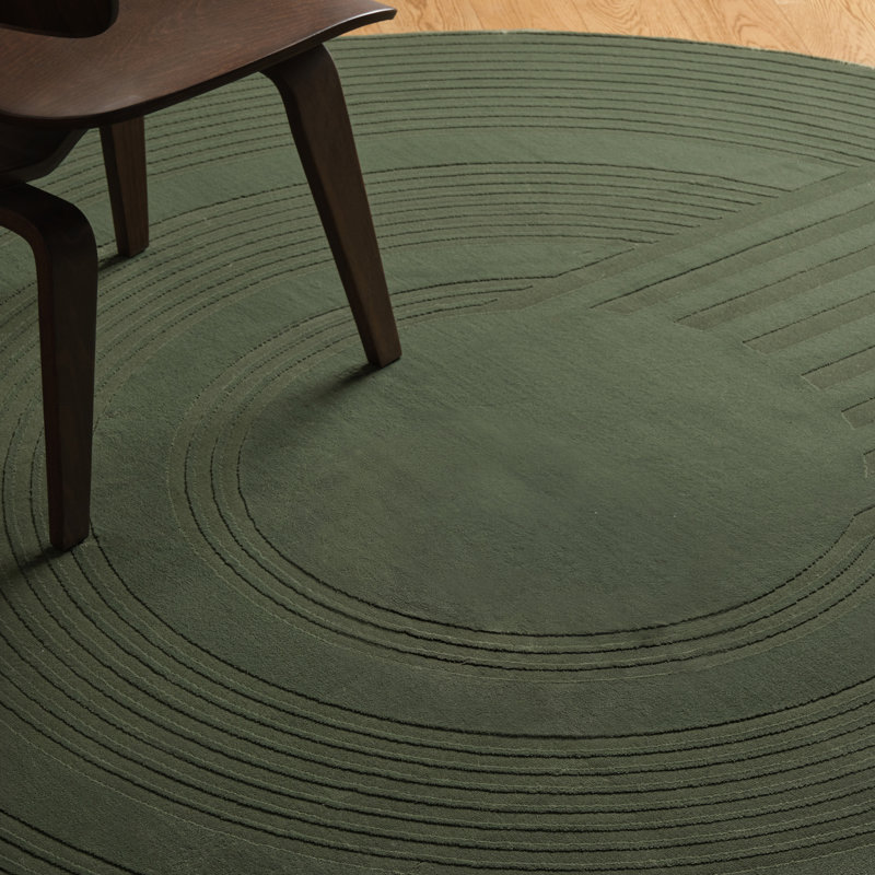Maru Washable Rug, Round 5'3"