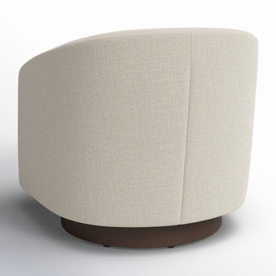 Bennett Upholstered Swivel Barrel Chair