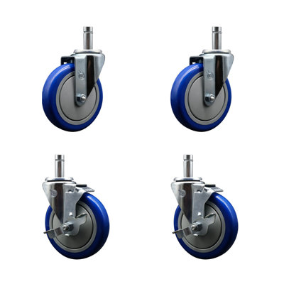Regency 460EC26 EC-26 5 Inch Replacement Caster Set with Brakes – Service Caster