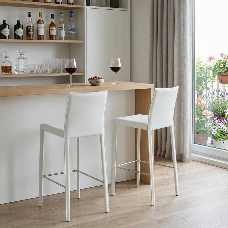 Ensemble de deux chaises de bar Hukill