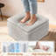 Repose-pieds carré rembourré pour le salon, repose-pieds carré à coussin amovible-1311725252
