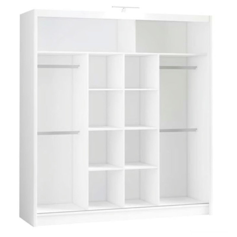 Manufactured Wood Wardrobe, White