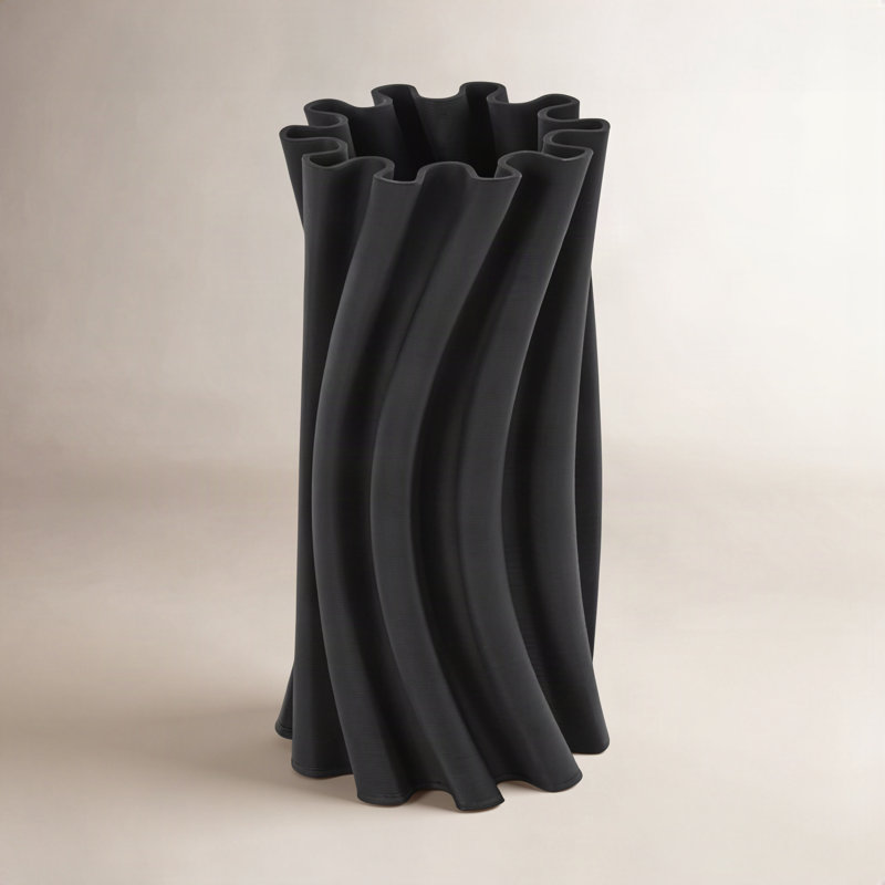 Vase abstrait Bobbi Cole, H 12 po x l 6,15 po x P 6,15 po