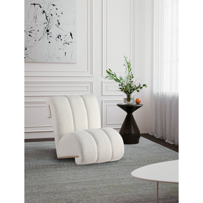 Chaylee 25.5" W Slipper Chair