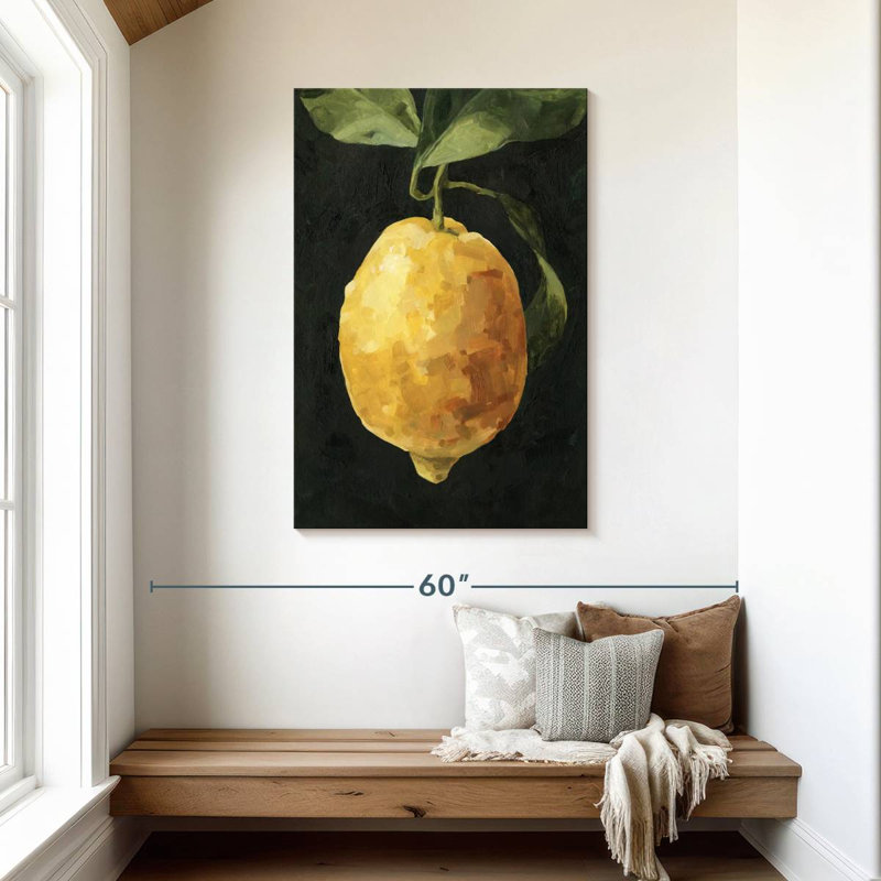 Yarlin Dark Lemon I, 45" H x 30" W