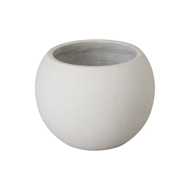 POT À BILLES MD - BLANC 21,5 po x 18 po, H 19 po x l 24,5 po x P 24,5 po
