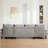103.5"W 4-Piece Upholstered Sectional-165286404