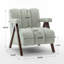 Fauteuil Draedyn rembourré avec pieds en bois massif-663062603-641095086
