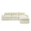 Siège du canapé droit, canapé modulaire en forme de L, canapé combiné compressé, canapé à billes confortable de style moderne paresseux-622080058