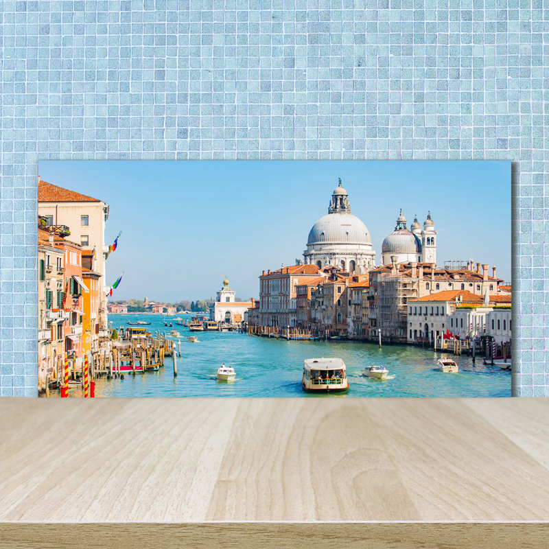 Lousine 50cm W x 100cm L Glass Peel and Stick Panel