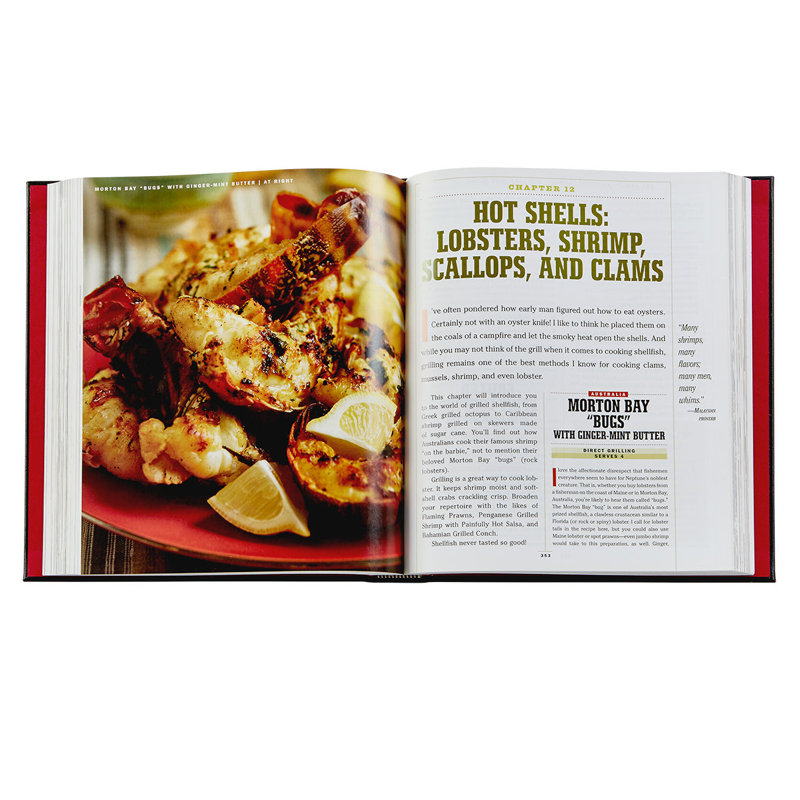 The Barbecue Bible Leather Bound Book