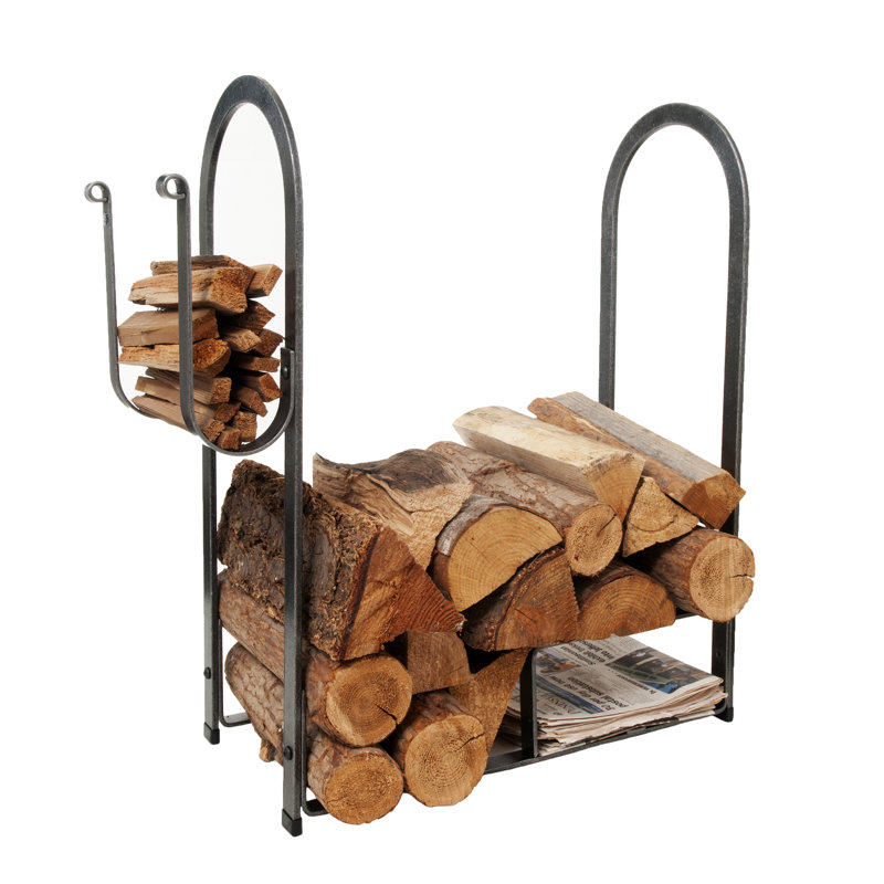 USA Handcrafted Lodge Log Rack, Large