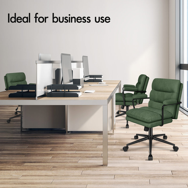 17 Stories Office Chair, Green