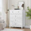 Commode 5 tiroirs pour chambre à coucher, grande commode moderne avec tiroirs de rangement-361094504