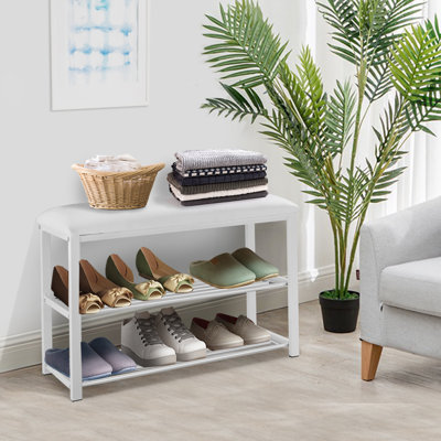 6 Pair Shoe Storage Bench
