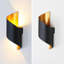 Matte Black 28cm H Outdoor Sconce