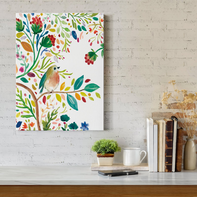 Morning Song I - Reproduction d'art sur toile tendue, H 12 po x l 8 po