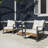 3 Piece Multiple Chairs Seating Group with Cushions
