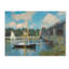 "Le pont à Argenteuil 1874" par Claude Monet, reproduction d'art sur toile tendue encadrée-347512115