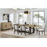 Dining Table Set With Six Dining Chairs