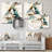 Green Triangle Boho II - Abstract Geometric Metal Wall Art-658862334
