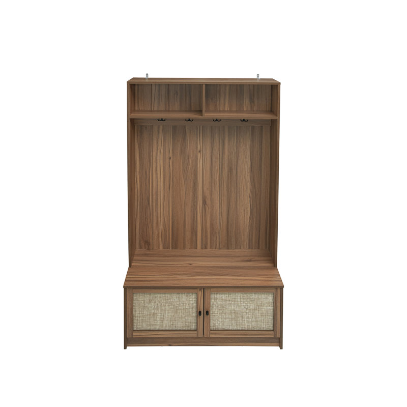 Garde-robe d'entrée avec banc et armoire