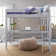Everiz Twin Solid Wood Loft Bed with Built-in-Desk by Isabelle & Max™