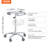26.77'' H x 17'' W Lab Cart with Wheels