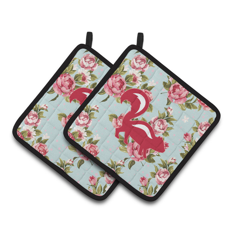 Cuisinier poignée moufette pour enfants zoomie Finbar, Bleu