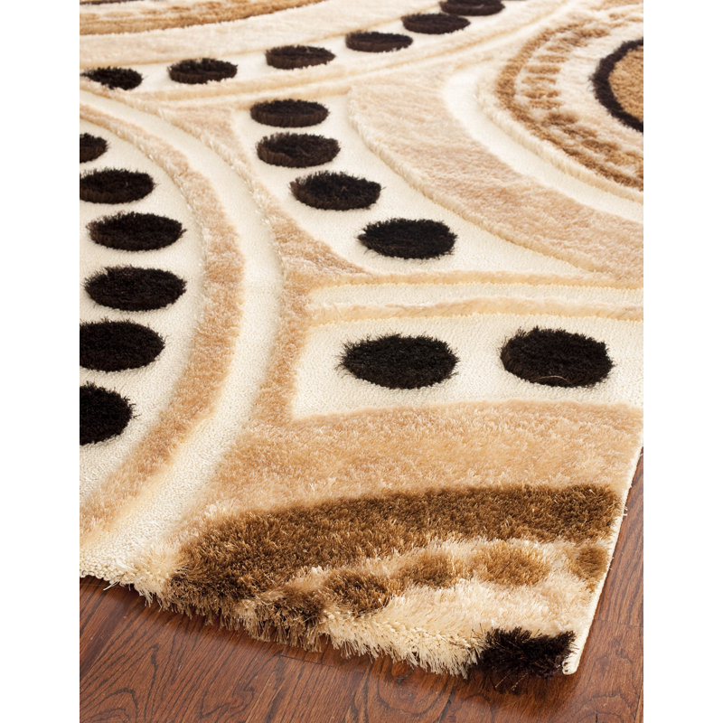 Tapis à poil long Illinois, Rectangle 5 pi 3 po x 7 pi 6 po
