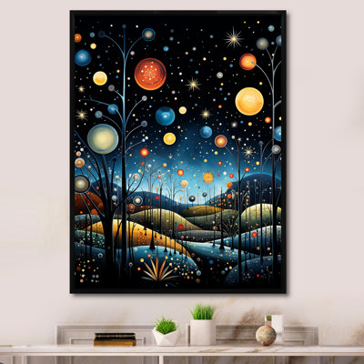 Cosmic Planets Dreams Landscape II - Fantasy, art mural
