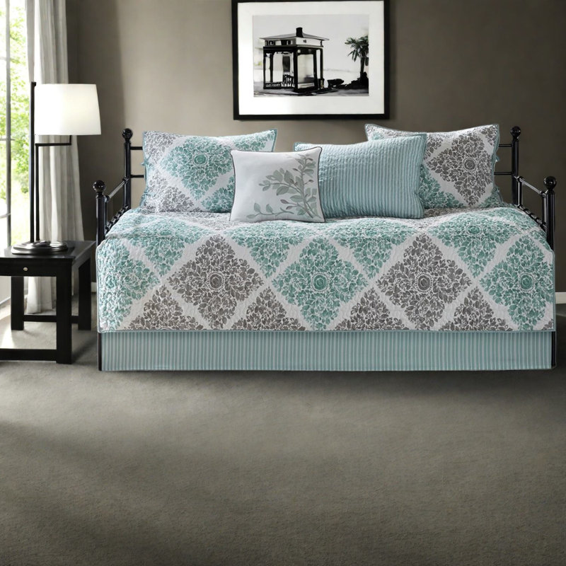 Reversible Bedding Sets, Cotton Fill Twin Daybed Cover, Modern Guest Home