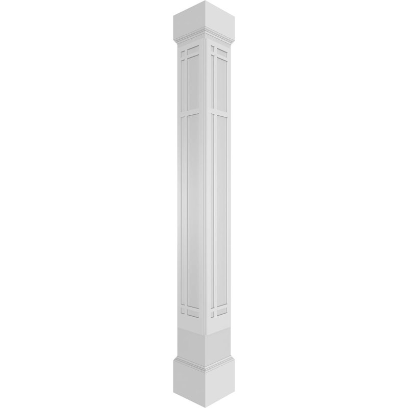 Colonne de charpente San Juan Capistrano Craftsman, H 96 po x l 11,625 po x P 11,625 po