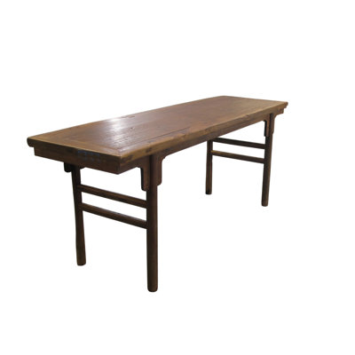 88" Long Elm Console Table