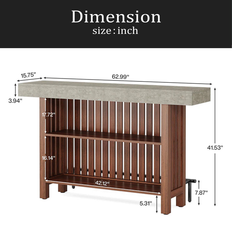 Multipurpose Table,Chating Table,Bar Table, Brown