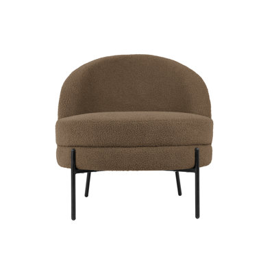 Chair Noble Teddy Curl Black
