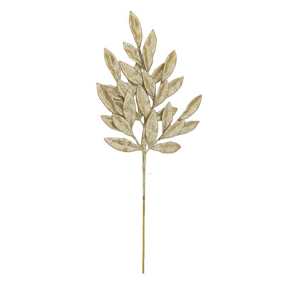 24in(s) Gold Laurel Leaf Pick