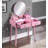 Liannon Contemporary Wood Vanity And Stool Set-1163251615