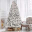 Arbre de Noël 8 pi avec 700 lumières UL et 54 pommes de pin naturelles-1911660845-1911660847