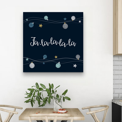 Fa-la-la-la-la song - 32"x32" art on canvas