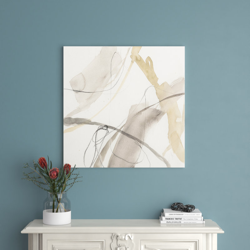 " Neutral Momentum II " Painting Print, 40" H x 40" W, Wrapped Canvas, No Frame