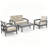 Deluxe 4-Piece Patio Furniture Set All-Weather Couch-128970119
