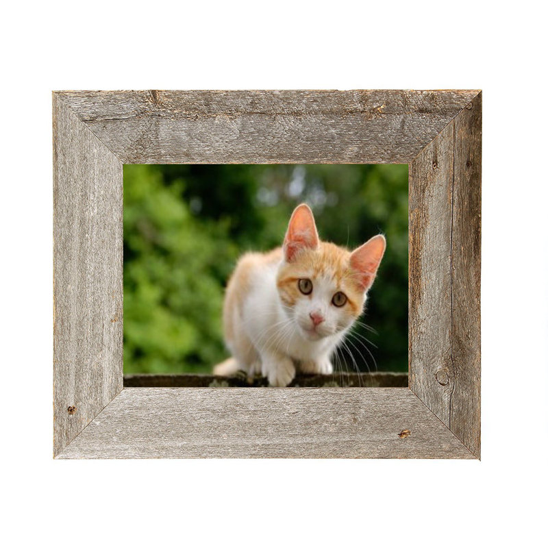 Cadre photo rustique en bois, 11 po x 14 po
