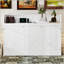 Lit escamotable simple TG avec bureau, lumière DEL et station de charge USB pour la vie moderne, blanc