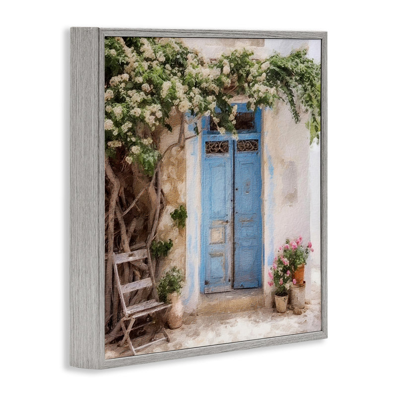 Porte grecque avec arbre, estampe numérique de RileyB, Estampe numérique Farmhouse, H 17 po x l 17 po
