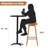 Danel Solid Wood Bar Stool-229315111-245682543