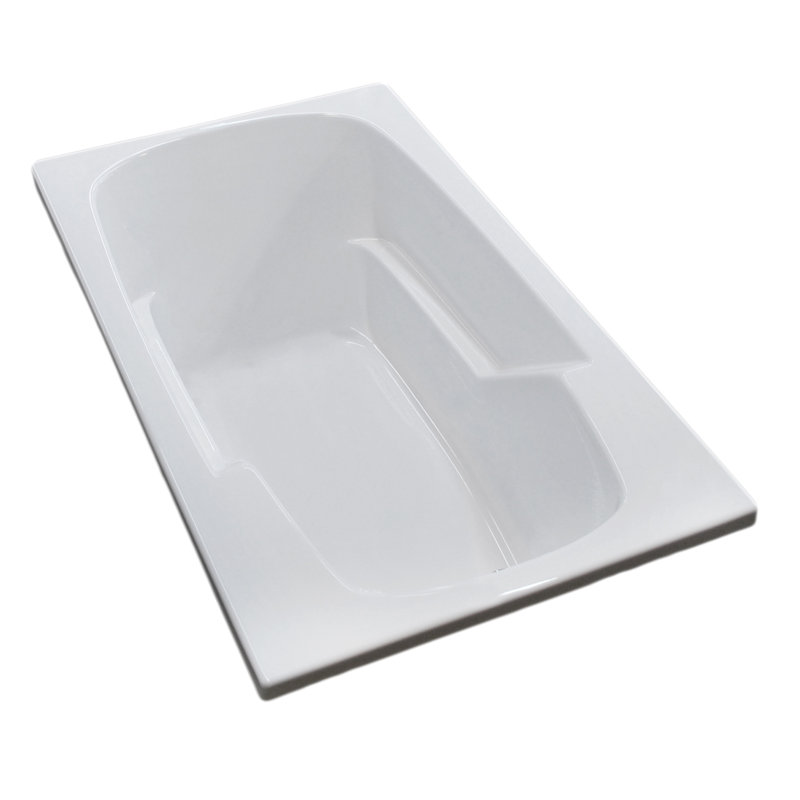 Anguilla 59'' x 31.7'' Soaking Acrylic Bathtub